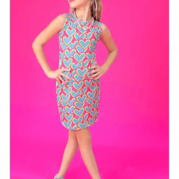 Tiny Girl Pink Barbie Printed Dress-image-76