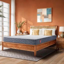 Duroflex LiveIn Bounce White & Black Foam Hybrid Roll 3 Zone Pocket Spring Queen Mattress-38