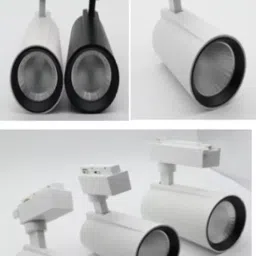 Light Concepts 20W 6000K Cool White Conical COB LED Track Light TL20WCOBC image 1