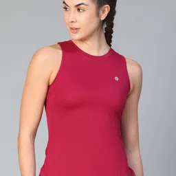 ATHLISIS Women Solid Round Neck Top-image-34