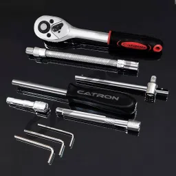 CATRON Tool Kit Screwdriver and Socket Set with Wrench (Set of 46) image 4