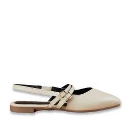 Ginger by Lifestyle Women's Off White Ankle Strap Sandals-picture-15