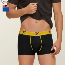 XYXX Black & Blue Micro Modal Trunks - Pack of 2-image-19