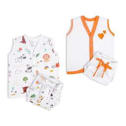 Yellow Doodle Unisex Kids Shorts-50