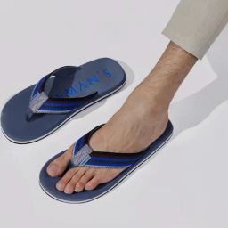 Neemans Men's Cushion Blue Flip Flops-image-44