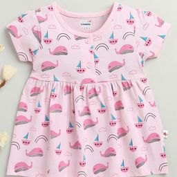 BUMZEE Print A-Line Dress-image-76