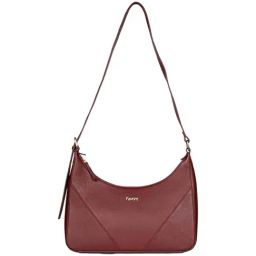 Favore Red Solid Medium Hobos-9