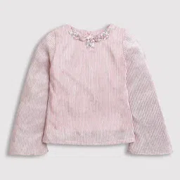 Tiny Girl Peach Printed Top-image-28
