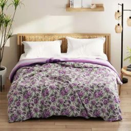 Bianca Classic Feel Purple 152 TC 120 GSM Double Comforter-20