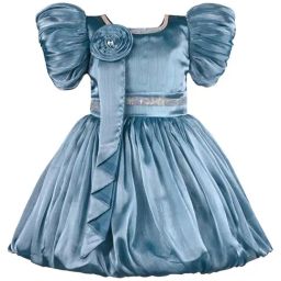Wish Karo Girls Light Sea Green Frock-picture-8