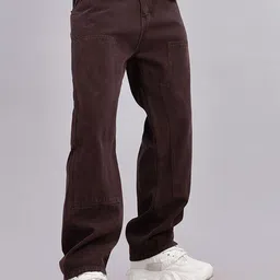 FOUL CHILD Men High-Rise Jeans-image-9