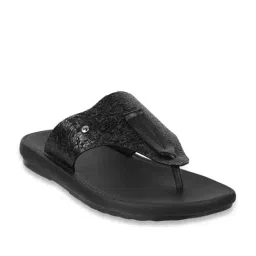 Metro Men's Black Thong Sandals-picture-22