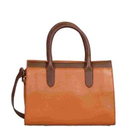 Favore Brown Solid Medium Handbags-image-6