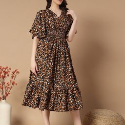 Raiyani Enterprise Printed Fit & Flared Dress-picture-11