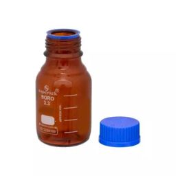 Supertek 2000 ml Amber Color Reagent Bottle With Screw Cap, Thread Size GL 45, 12.112.2000 image 2