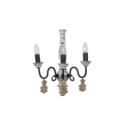 Fos Lighting Chic French country 3 Light Rustic White Wall Sconce - Shal-WoodWhite-Black-S-WL3-image-50