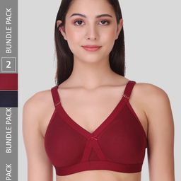 POOJA RAGENEE Pack Of 2 Full Coverage Non-Padded Everyday T-Shirt-45