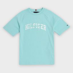 Tommy Hilfiger Boys Brand Logo Printed Relaxed Fit Cotton T-shirt-picture-42