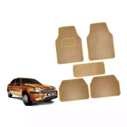 Auto Pearl CMBE94 Polyester Standard Mat for Tata Indica (Beige)-image-53