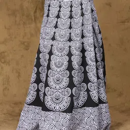 Exotic India Printed Cotton Wrap Skirts-image-67