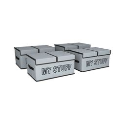 Aura Grey & Black 4 Pieces Drawer Organisers-15