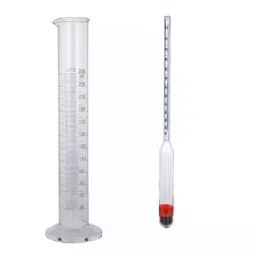 Japsin Instrumentation Specific Gravity Hydrometer Range 1200-1400 With 250 ML Cylinder-1