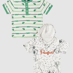 Juniors by Lifestyle Boys Pack of 2 Printed T-shirts-image-92