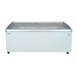 Elanpro Non-Convertible Curved Glass Top Freezer Capacity 574 L and Double Door, EKG 626DLG-34