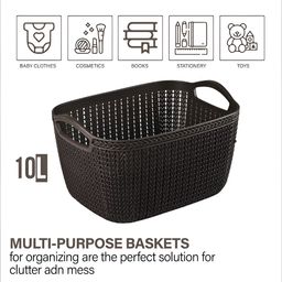Aura Brown Set of 6 Regular Multi-Utility Organisers image 4