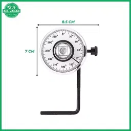 B K JAGAN & CO 12.7 mm (1/2 Inch) Torque Angular Gauge With Wrench Drive Car Auto Meter Tool image 3