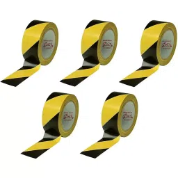Fastgear 2 inch Yellow & Black Single Sided Marking Tape, FG2549 (Pack of 5)-image-61