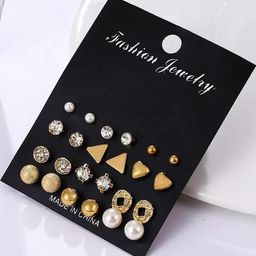 ONUYX Contemporary Studs Earrings-image-23