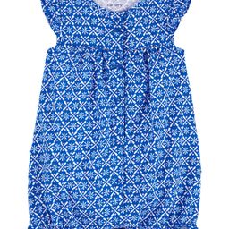 Carter's Baby Geo Print Snap-Up Romper- Blue-image-17