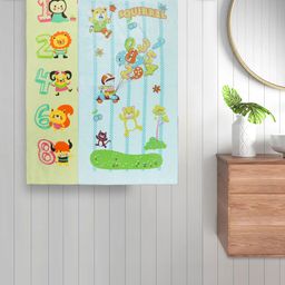 FABINALIV Set of 2 Multicolor Cartoon Print Cotton Kids Bath Towels (110X60 cm)-image-72