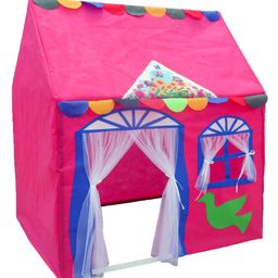 Homecute Hut Type Kids Toys Small Size Play Tent House for Boys and Girls - Pink-4
