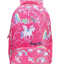 BEAUTY GIRLS BY HOTSHOT 1569|School Bag|Tuition Bag|Unicorn Bag|College Backpack|ForGirls&Women|18Inch|32 L School Bag for girls - Height 19 Inches-picture-28