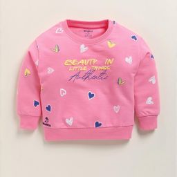 Biskid Girls Printed Cotton Sweatshirts-image-46