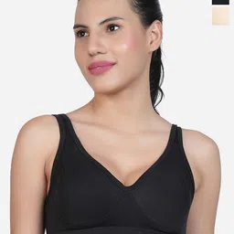 SHYAM SONS FLAIR Women Pack of 2 Full Coverage Non Padded Seamless Sports Bra-picture-37