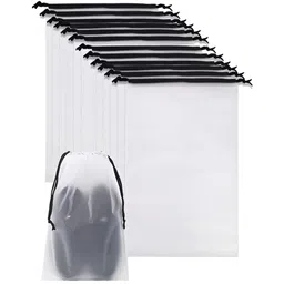 atorakushon White Set of 6 Reusable Shoes Organiser Organisers-11