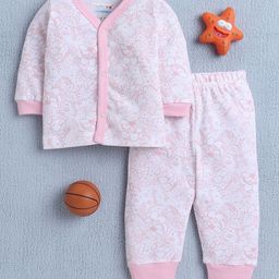 BUMZEE Girls Pure Cotton Floral Printed Night suit-image-41