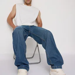 FREAKINS Men Wide Leg Jeans-image-54