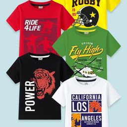 KUCHIPOO Boys Multi Tshirts-image-63