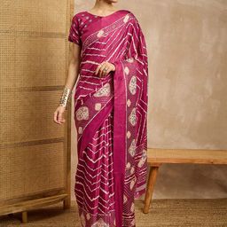 all about you Floral Silk Blend Saree-picture-56