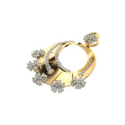 VALANOVA 925 Sterling Silver Plated Diamond Pendant 1.79 gm-image-14