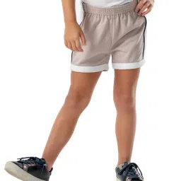 Cherry Crumble By Nitt Hyman Kids Grey Solid Shorts-image-63