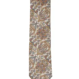 Peter England Beige Printed Tie-picture-45