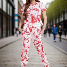 DressBerry Dyed Round Neck Top With Joggers Co-Ords-picture-12