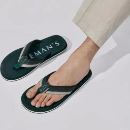 Neemans Men's Cushion Green Flip Flops-picture-39