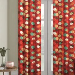 Romee Red Velvet 7 ft Door Curtain - Single Piece-image-64