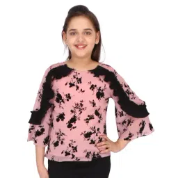Cutecumber Kids Pink PrintedTop-image-35